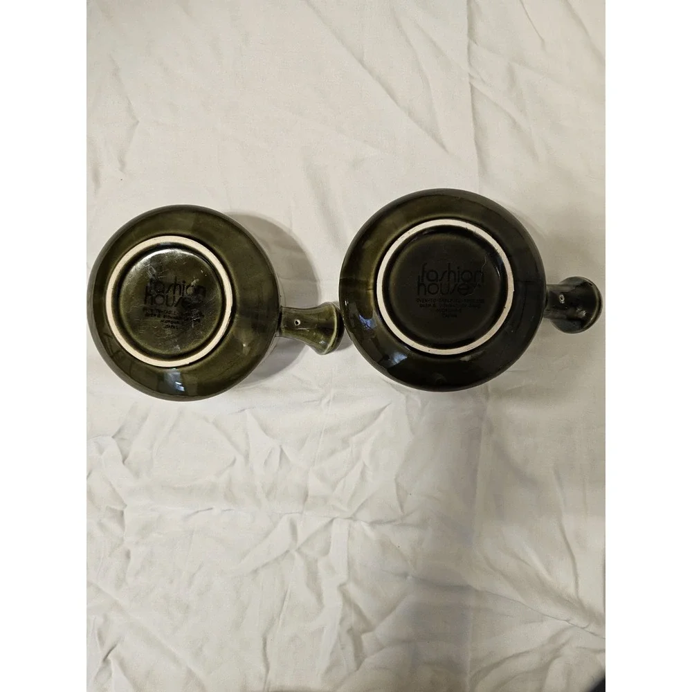 2 VTG Otagiri HORIZON Vintage Horizon Coupe Handled‎ Soup 4